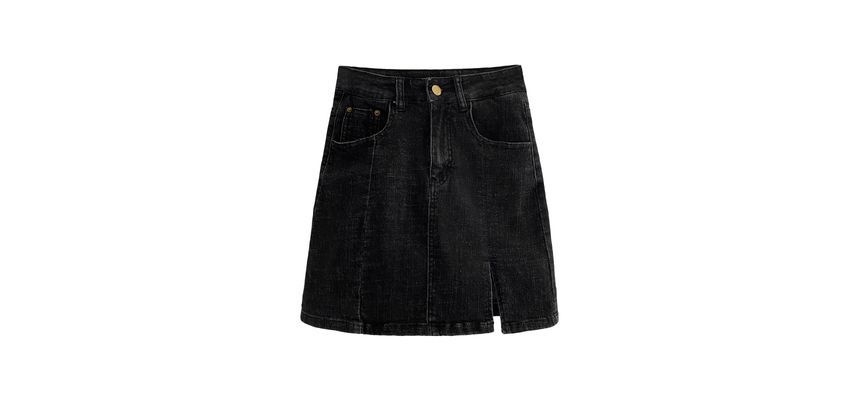 Denim Mini Skort SpreePicky