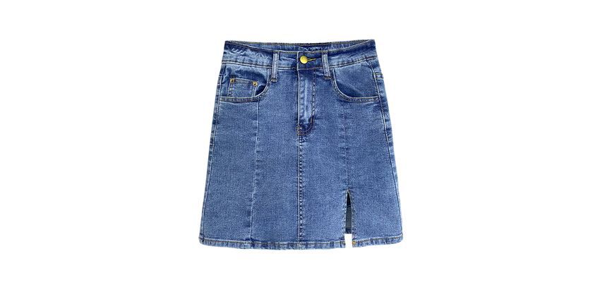 Denim Mini Skort SpreePicky