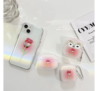 Flower Accent AirPods Earphone Case Skin SpreePicky