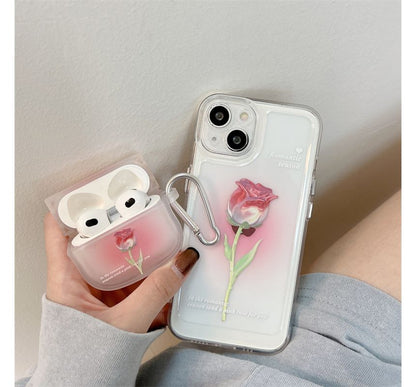 Flower Accent AirPods Earphone Case Skin SpreePicky