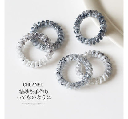 Print Coil Hair Tie / Set SpreePicky