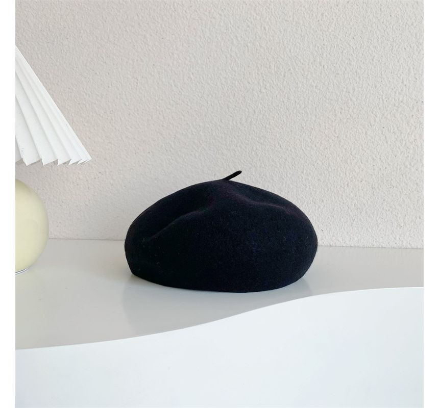 Plain Wool Beret SpreePicky