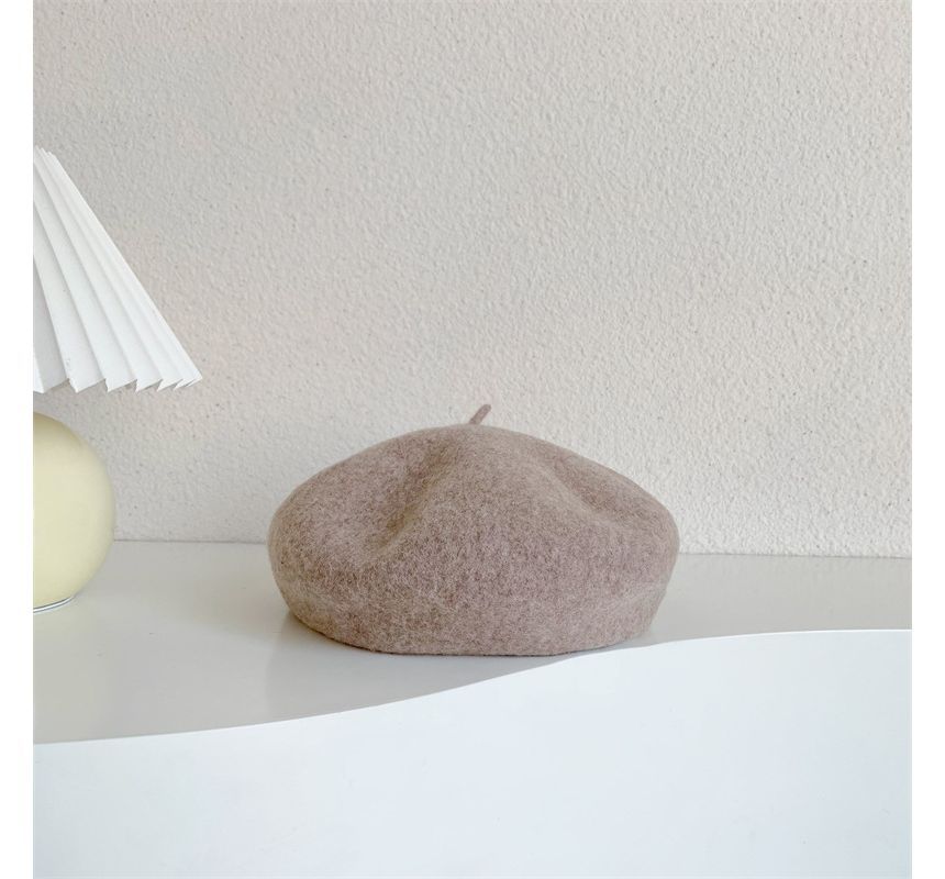 Plain Wool Beret SpreePicky