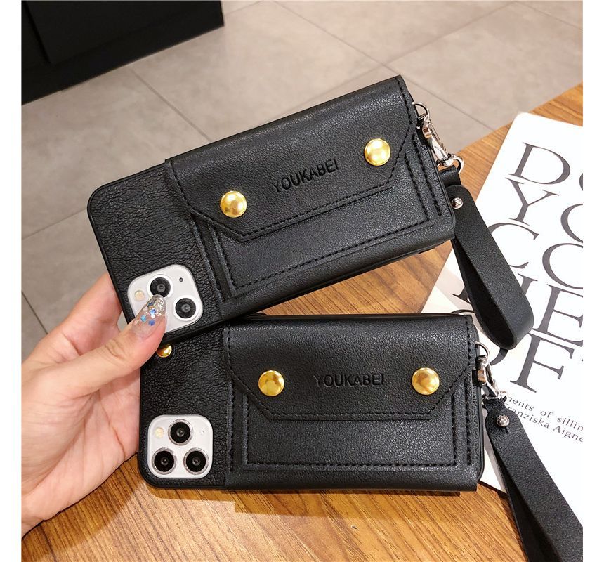 Faux Leather Coin Purse Phone Case - iPhone 6 / 6S / 6 Plus / 7 / 8 / SE / 7 Plus / 8 Plus / X / XS / XR / XS Max / 11 / 11 Pro / 11 Pro Max / 12 / 12 Pro / 12 mini / 12 Pro Max / 13 / 13 Pro / 13 mini / 13 Pro Max SpreePicky