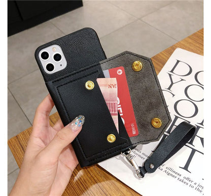 Faux Leather Coin Purse Phone Case - iPhone 6 / 6S / 6 Plus / 7 / 8 / SE / 7 Plus / 8 Plus / X / XS / XR / XS Max / 11 / 11 Pro / 11 Pro Max / 12 / 12 Pro / 12 mini / 12 Pro Max / 13 / 13 Pro / 13 mini / 13 Pro Max SpreePicky