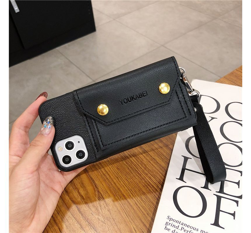 Faux Leather Coin Purse Phone Case - iPhone 6 / 6S / 6 Plus / 7 / 8 / SE / 7 Plus / 8 Plus / X / XS / XR / XS Max / 11 / 11 Pro / 11 Pro Max / 12 / 12 Pro / 12 mini / 12 Pro Max / 13 / 13 Pro / 13 mini / 13 Pro Max SpreePicky