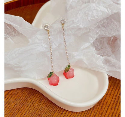 Flower Alloy Dangle Earring SpreePicky