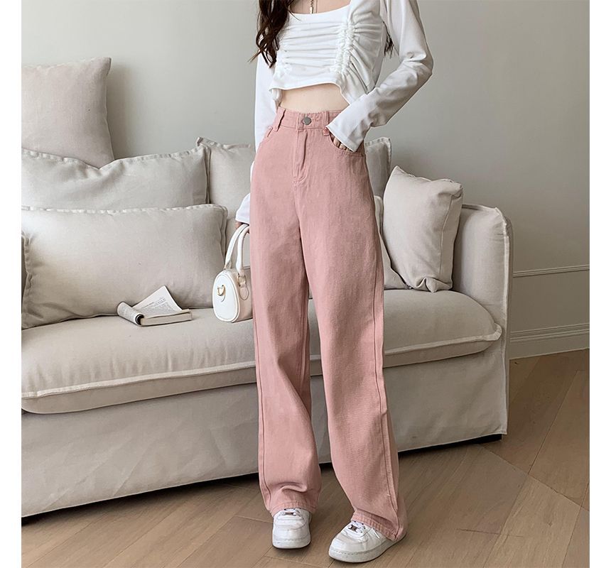 High Waist Loose Fit Jeans SpreePicky