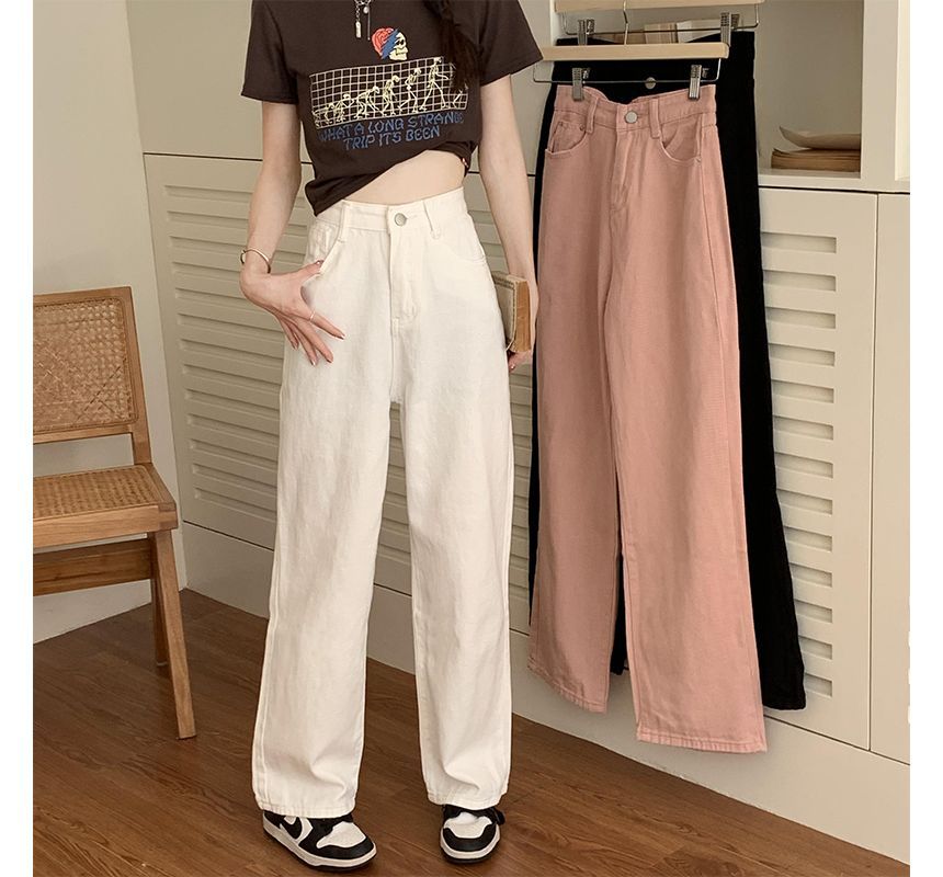 High Waist Loose Fit Jeans SpreePicky