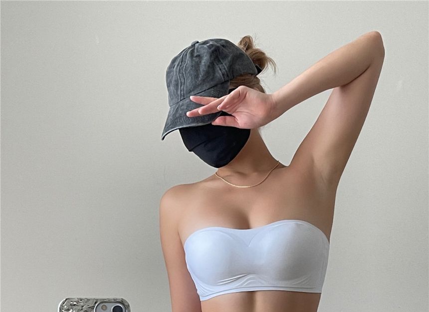 Strapless Bra Plain FashionChic