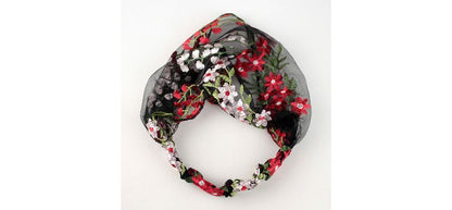 Flower Lace Face Wash Headband SpreePicky