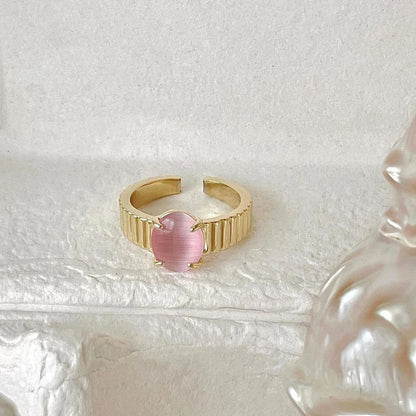 Flower / Heart / Opal Alloy Open Ring (various designs) SpreePicky