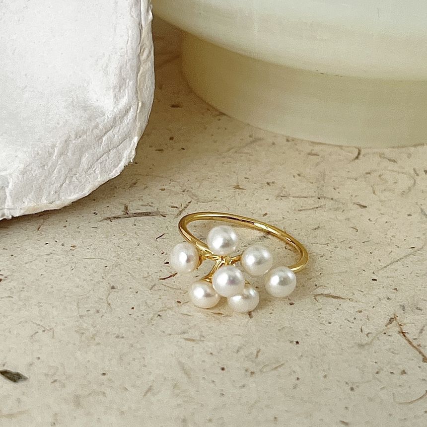 Freshwater Pearl / Butterfly / Glaze Alloy Open Ring (various designs) SpreePicky