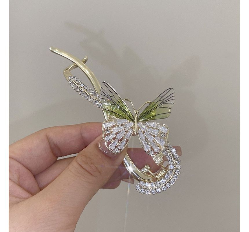 Butterfly Fringed Alloy Hair Stick / Hair Clip SpreePicky