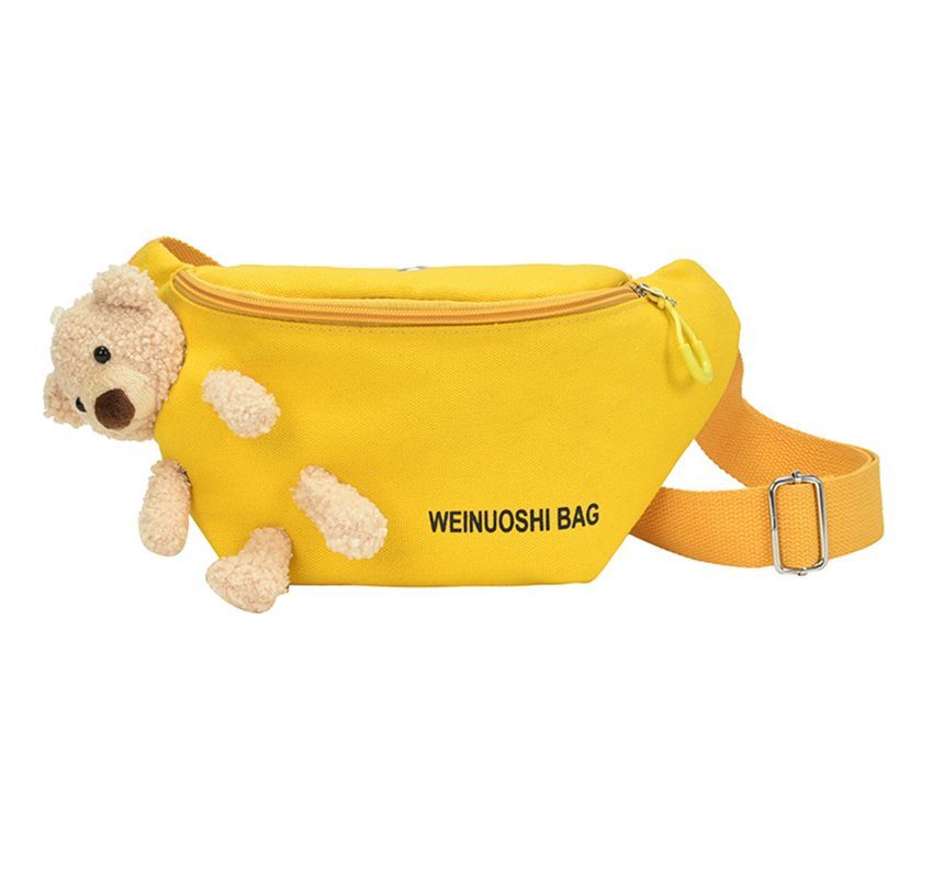 Teddy Bear Canvas Belt Bag SpreePicky