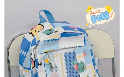 Lightweight Cartoon Print Backpack SpreePicky