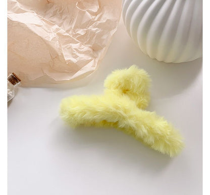 Plain Chenille Hair Claw SpreePicky