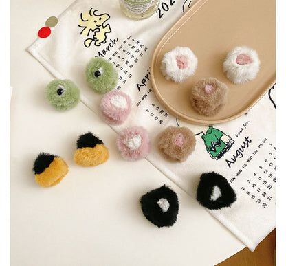 Chenille Cat Ear Mini Hair Claw(Various Designs) SpreePicky