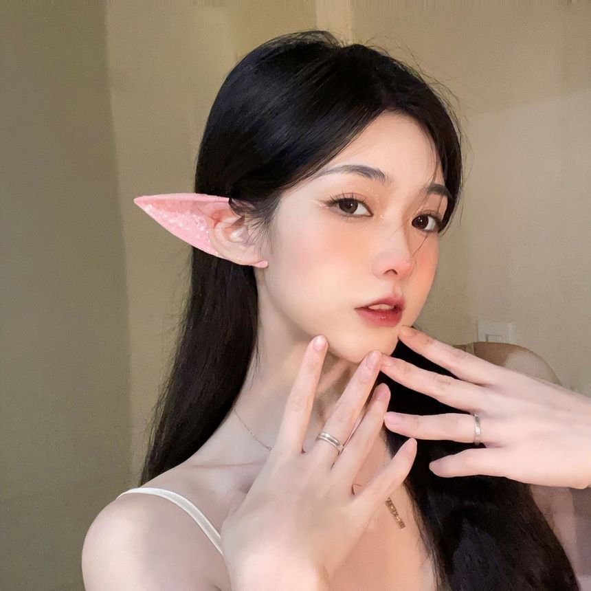 Elf Ear Silicone Party Cosplay Earring SpreePicky