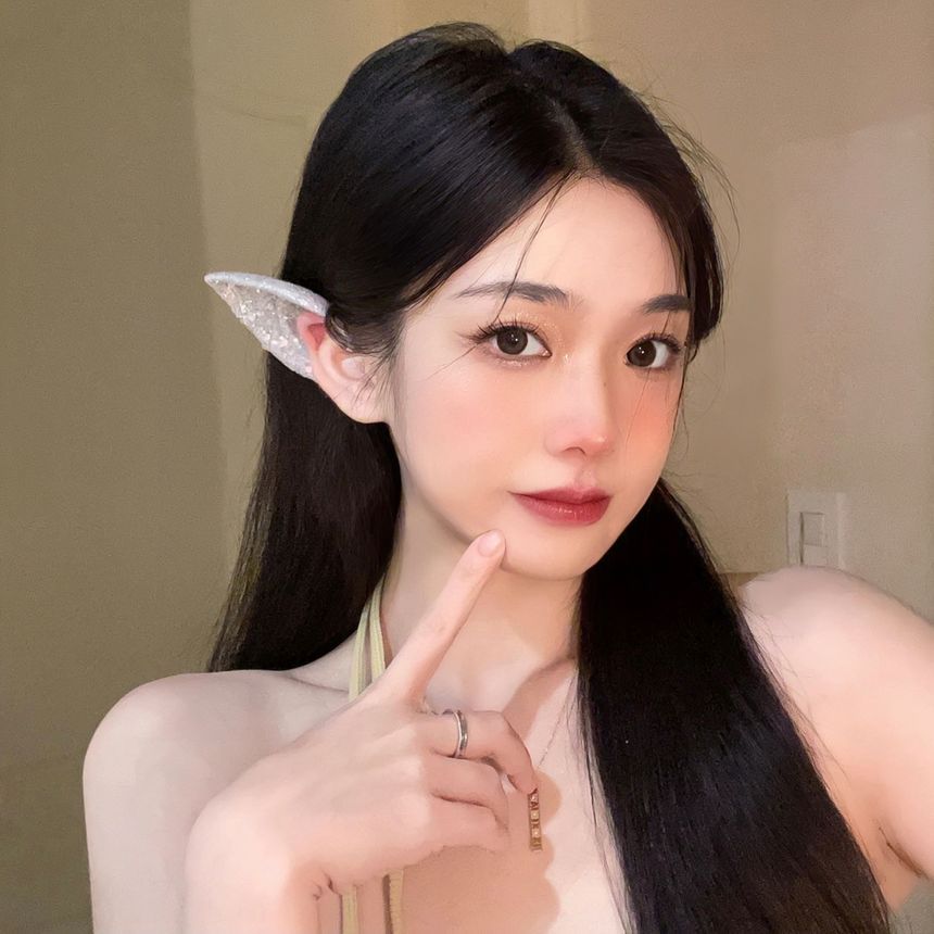 Elf Ear Silicone Party Cosplay Earring SpreePicky