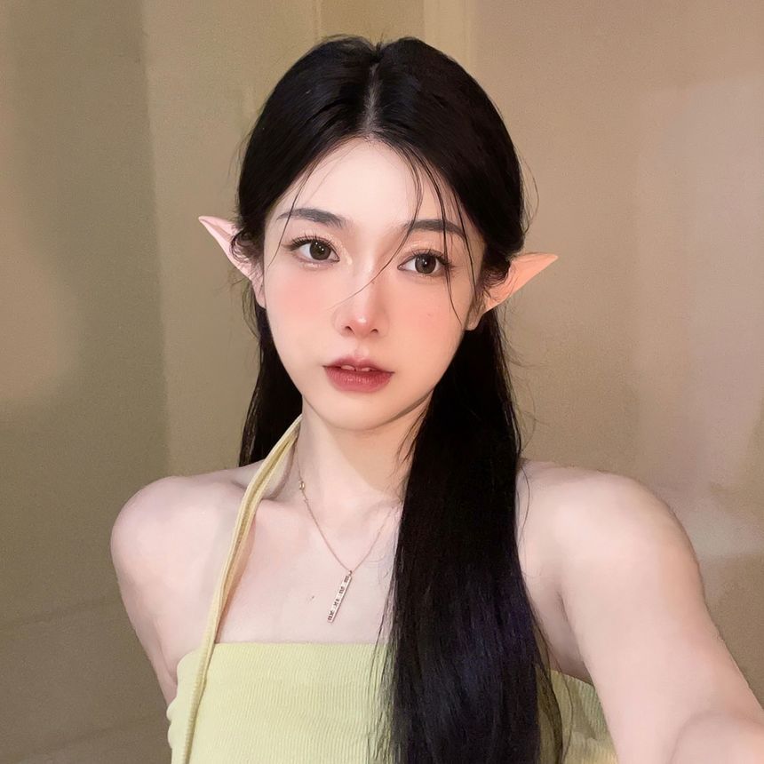 Elf Ear Silicone Party Cosplay Earring SpreePicky