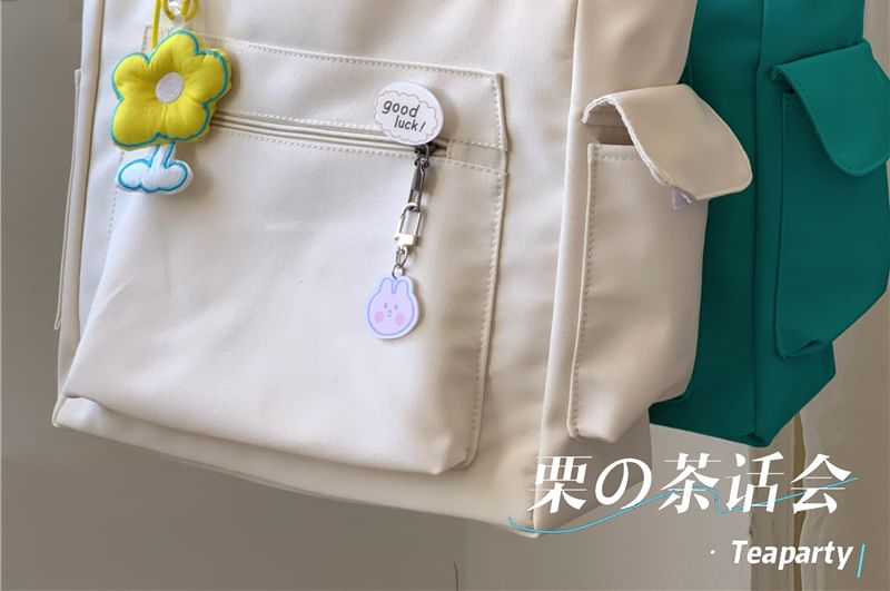 Plain Multi-Pocket Tote Bag SpreePicky