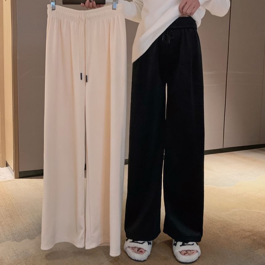 High Waist Wide Leg Pants / Sweatpants SpreePicky