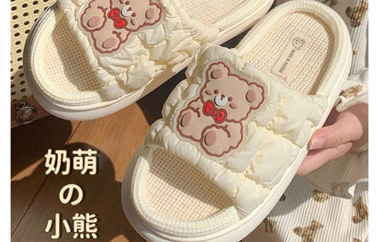 Bear Home Slippers SpreePicky