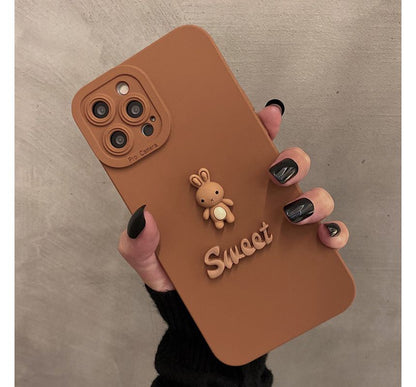 Rabbit Phone Case - iPhone 14 Pro Max / 14 Pro / 14 Max / 14 / 13 Pro Max / 13 Pro / 13 / 13 mini / 12 Pro Max / 12 Pro / 12 / 12 mini / 11 Pro Max / 11 Pro / 11 / SE / XS Max / XS / XR / X / 8 / 8 Plus / 7 / 7 Plus SpreePicky