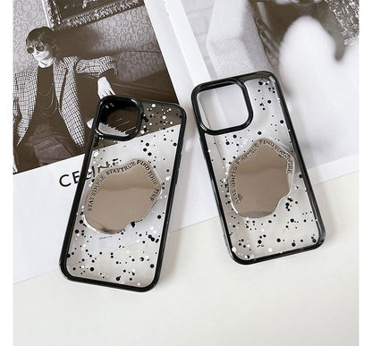 Splattered Mirrored Phone Case - iPhone 14 Pro Max / 14 Pro / 14 Max / 14 / 13 Pro Max / 13 Pro / 13 / 13 mini / 12 Pro Max / 12 Pro / 12 / 12 mini / 11 Pro Max / 11 Pro / 11 / SE / XS Max / XS / XR / X / 8 / 8 Plus / 7 / 7 Plus SpreePicky