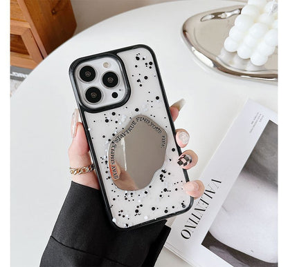 Splattered Mirrored Phone Case - iPhone 14 Pro Max / 14 Pro / 14 Max / 14 / 13 Pro Max / 13 Pro / 13 / 13 mini / 12 Pro Max / 12 Pro / 12 / 12 mini / 11 Pro Max / 11 Pro / 11 / SE / XS Max / XS / XR / X / 8 / 8 Plus / 7 / 7 Plus SpreePicky