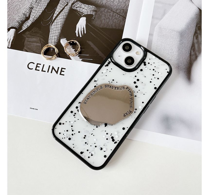 Splattered Mirrored Phone Case - iPhone 14 Pro Max / 14 Pro / 14 Max / 14 / 13 Pro Max / 13 Pro / 13 / 13 mini / 12 Pro Max / 12 Pro / 12 / 12 mini / 11 Pro Max / 11 Pro / 11 / SE / XS Max / XS / XR / X / 8 / 8 Plus / 7 / 7 Plus SpreePicky