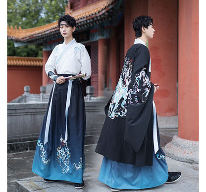 Embroidered Hanfu Robe / Long SpreePicky