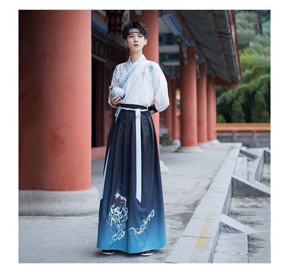 Embroidered Hanfu Robe / Long SpreePicky