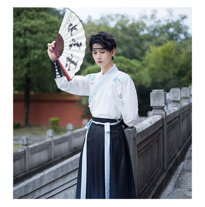 Embroidered Hanfu Robe / Long SpreePicky