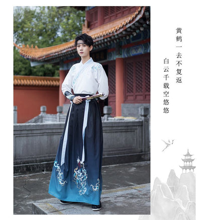 Embroidered Hanfu Robe / Long SpreePicky