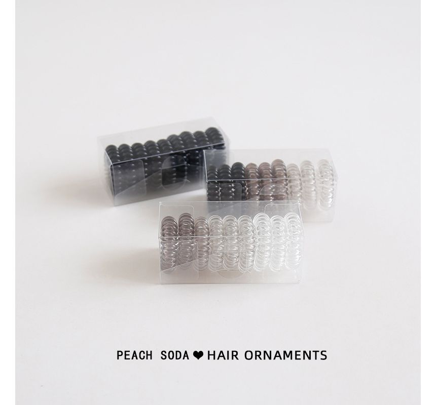 Set of 9: Coil Hair Tie (various designs) mySite