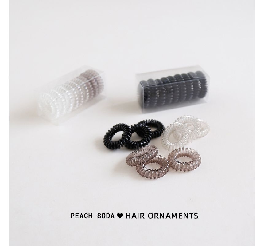 Set of 9: Coil Hair Tie (various designs) mySite