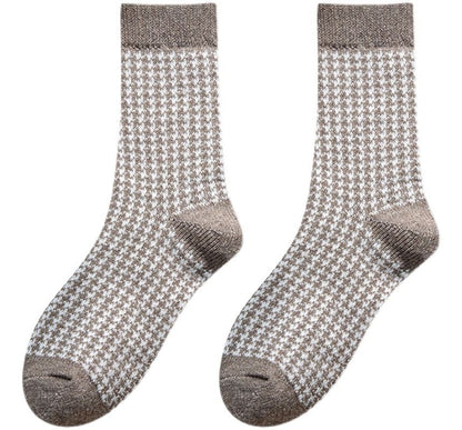 Set of 3 Pairs: Houndstooth Socks SpreePicky