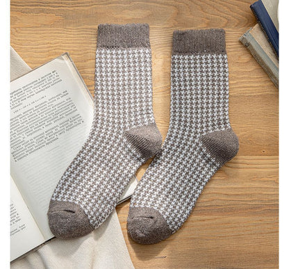 Set of 3 Pairs: Houndstooth Socks SpreePicky