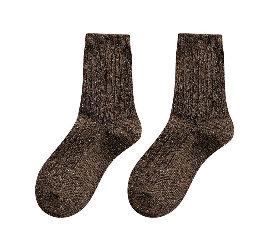 Set of 2 Pairs: Pain Splatter Ribbed Socks SpreePicky