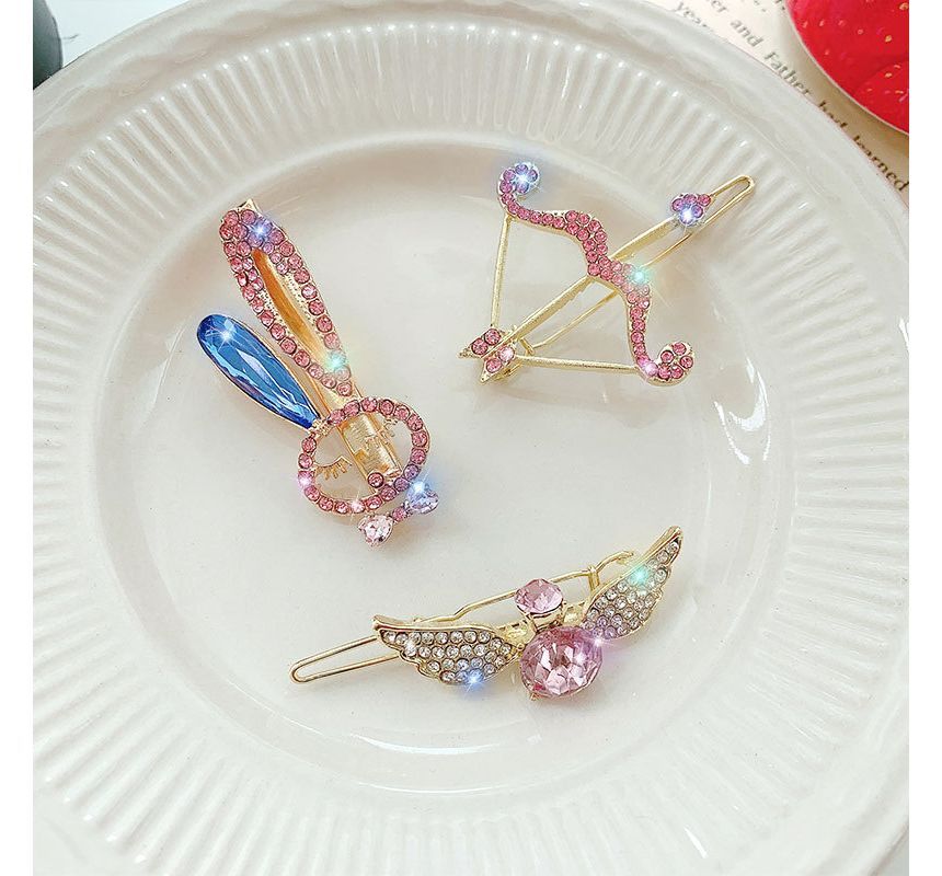 Rhinestone / Faux Pearl Alloy Hair Clip (various designs) SpreePicky