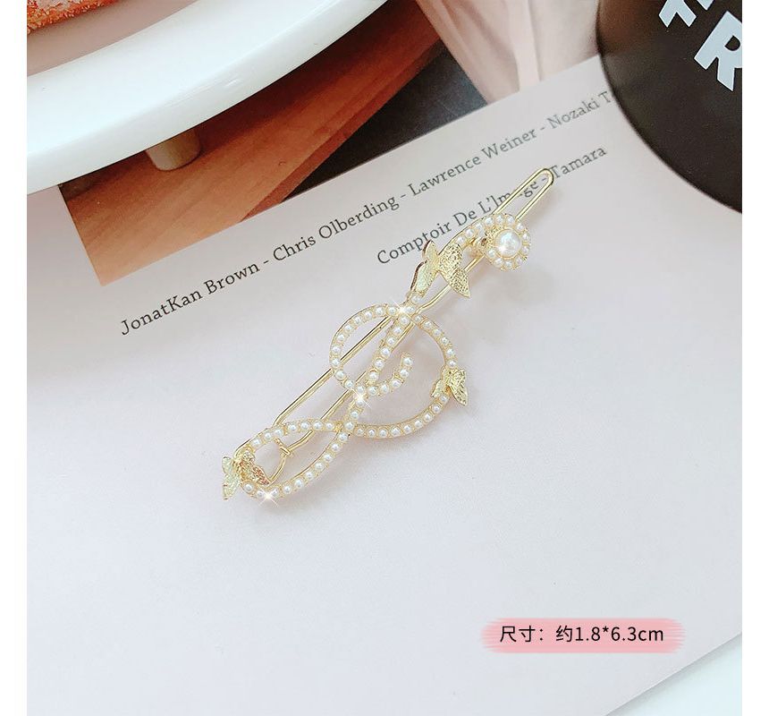 Rhinestone / Faux Pearl Alloy Hair Clip (various designs) SpreePicky