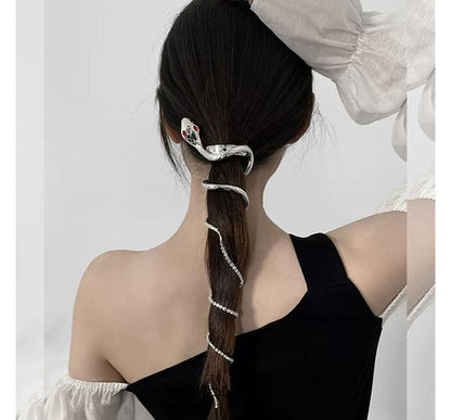 Snake Fringed Alloy Hair Stick / Hair Clip (various designs) SpreePicky