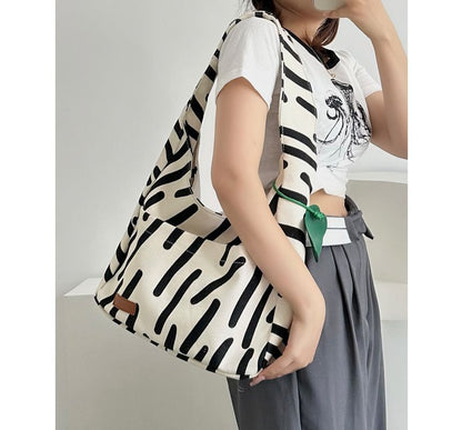 Patterned Canvas Tote Bag mySite