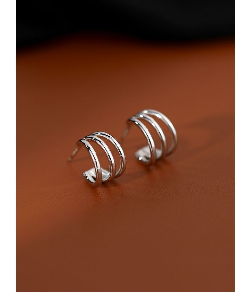 925 Sterling Silver Layered Earring SpreePicky