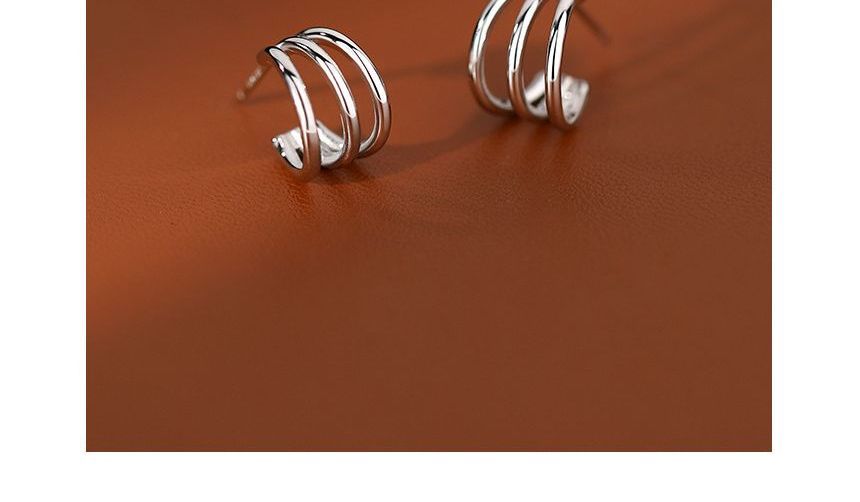 925 Sterling Silver Layered Earring SpreePicky