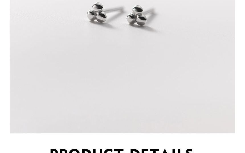 Bead Sterling Silver Stud Earring SpreePicky