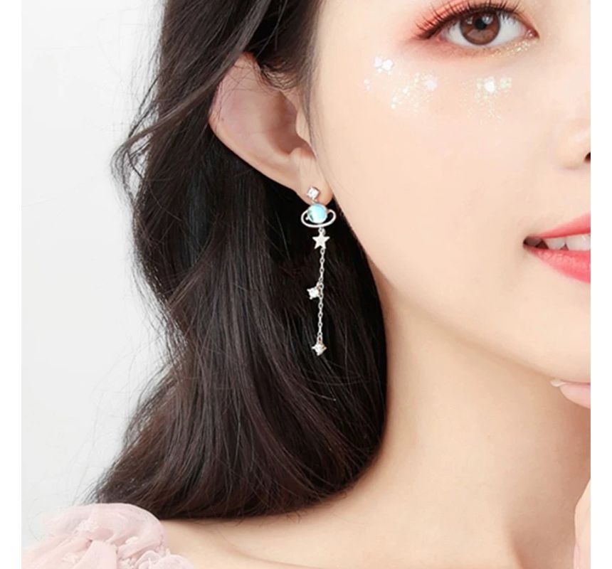 Planet Star Drop Earring SpreePicky