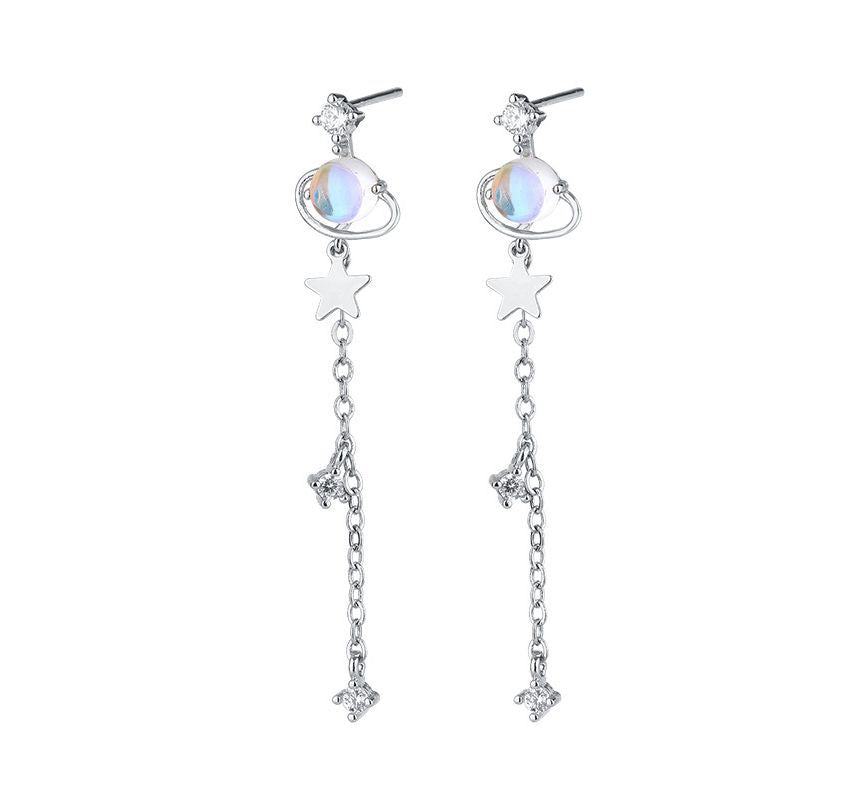 Planet Star Drop Earring SpreePicky